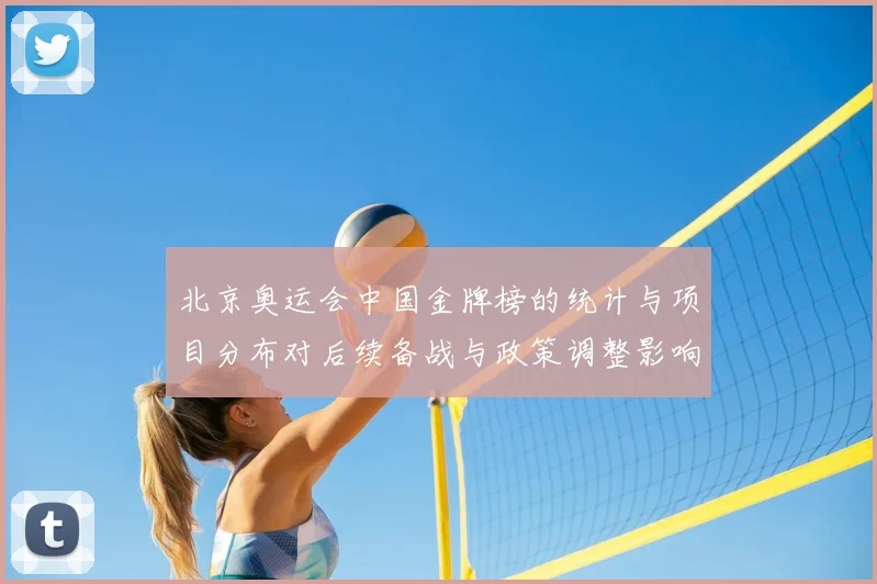 北京奥运会中国金牌榜的统计与项目分布对后续备战与政策调整影响