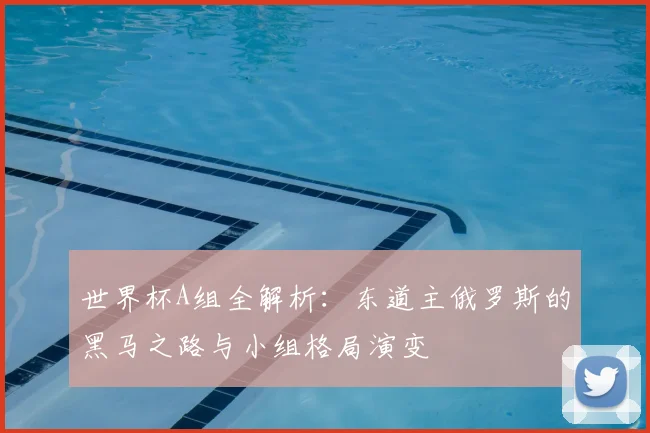 世界杯A组全解析:东道主俄罗斯的黑马之路与小组格局演变