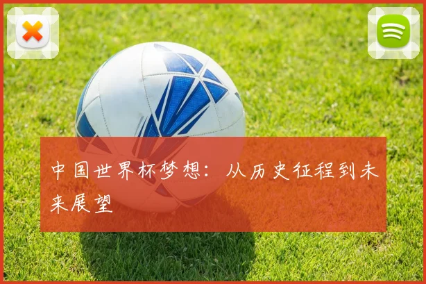 中国世界杯梦想:从历史征程到未来展望
