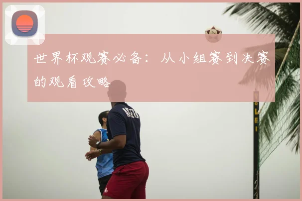 世界杯观赛必备：从小组赛到决赛的观看攻略